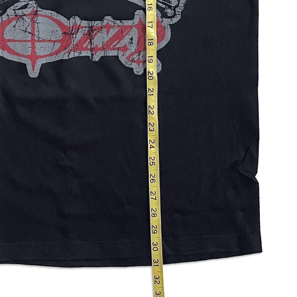 Ozzy Osbourne - Skull & Crossbones Vintage LS T-Shirt - Picture 9 of 11